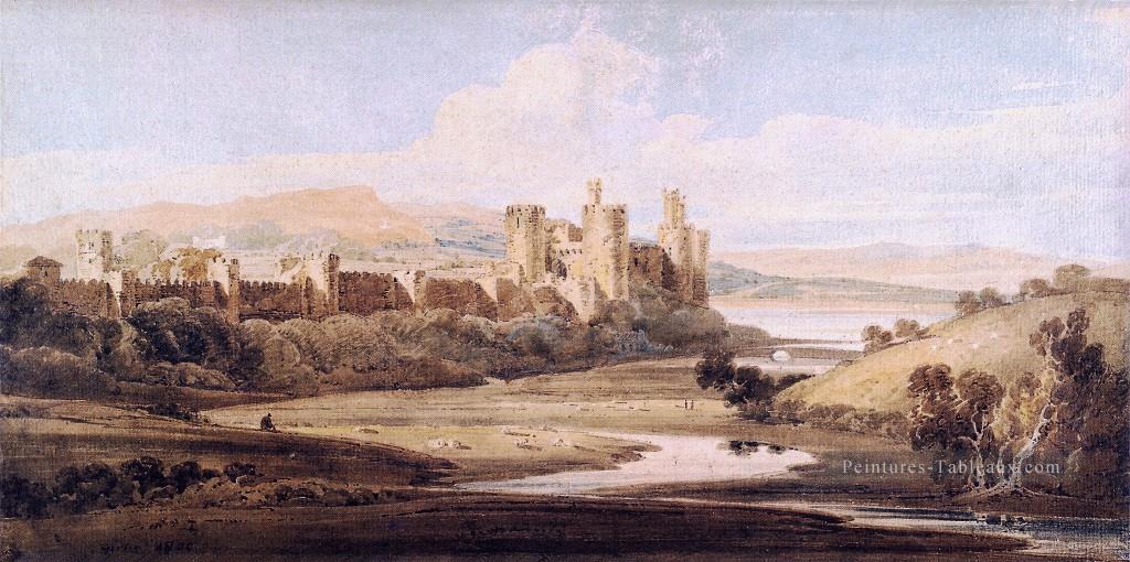 Conw aquarelle peintre paysages Thomas Girtin Peintures à l'huile